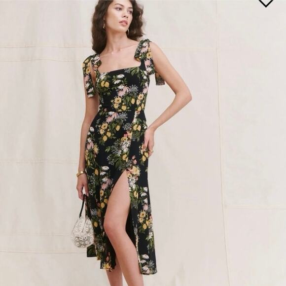 Reformation Twilight Midi Dress in Sicilia